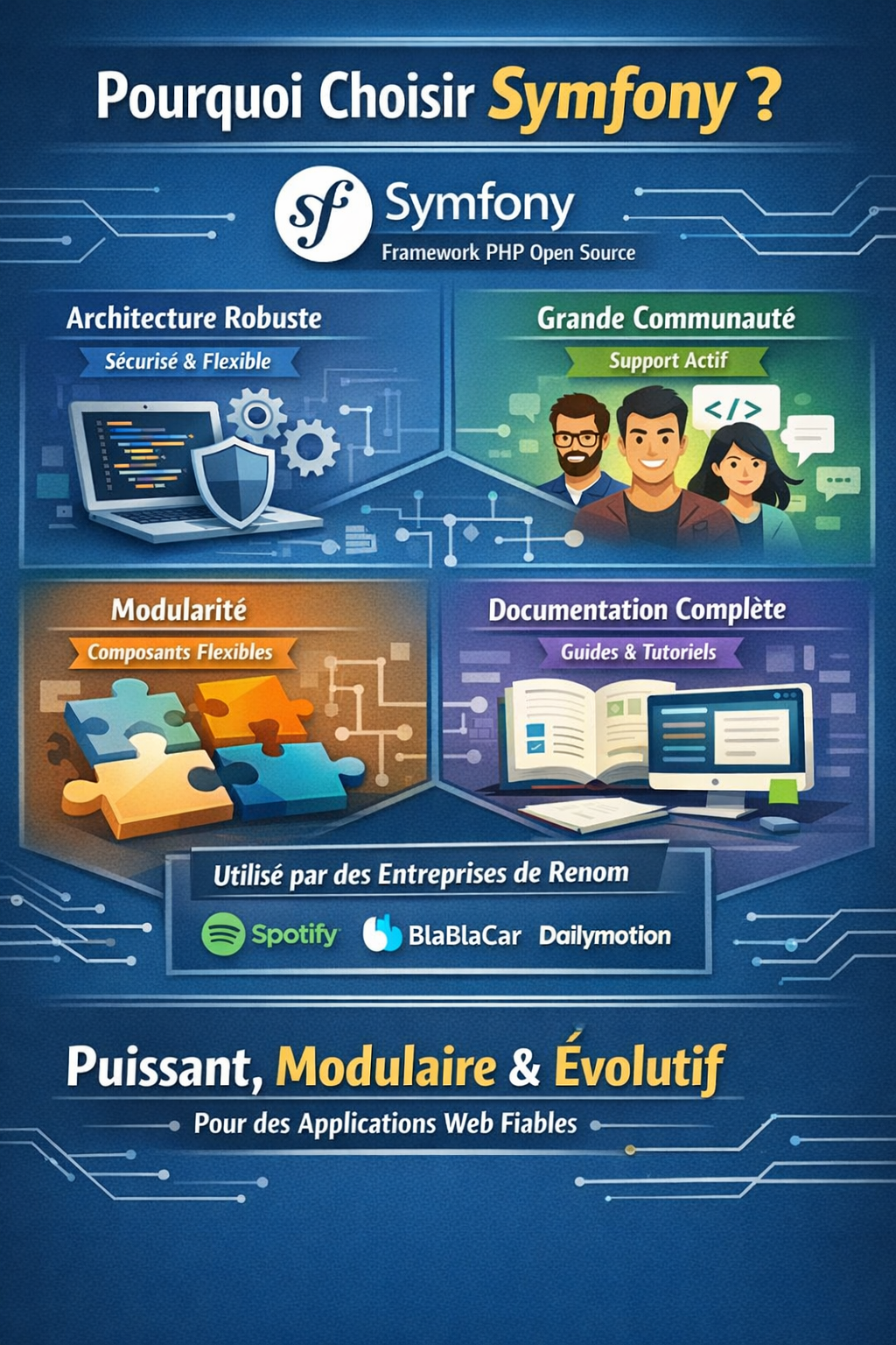 Pourquoi choisir Symfony comme framework ?